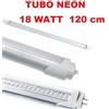 ELETTRONICA2EMME TUBO NEON LED 18 WATT SMD DA 120 CM OPACO ATTACCO T8 LUCE BIANCO FREDDO GARAGE