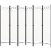 vidaXL Paravento a 4 Pannelli Nero 160x180cm Divisorio Separè Pannello Schermo vidaXL