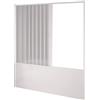 Forte SOPRAVASCA PARATIA DOCCIA PORTA VASCA PVC A SOFFIETTO 170 CM RIDUCIBILE H 150