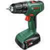 Bosch EasyDrill 18V-40 1630 Giri/min Senza chiave 1,3 kg Nero, Verde