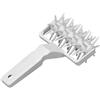 KAUFGUT spa Rullo da Cucina Buca Sfoglia in ABS Bianco 12,5 x 20 cm