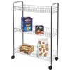 Fornitore Carrello Portaverdure da Cucina Slim Big Store 3 Piani Silver con Ruote Artex