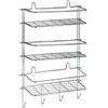 ARTEX Mensola Frontale Doccia Portacosmetici Slim Cromato 3 Piani Artex
