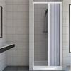 Pinto BOX DOCCIA PORTA PARETE NICCHIA 1 LATO A SOFFIETTO PVC 14 COLORI SU MISURA 130CM