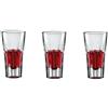BORMIOLI ROCCO Set 3 Bicchieri da tavola in vetro amaro susa bormioli