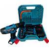 trapano avvitatore a batteria litio a percussione 36V 2 batteria + 24 accessori