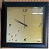 NO BRAND Orologio da parete in legno con strass 38 x 38 cm