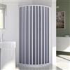 Forte BOX DOCCIA SEMICIRCOLARE IN PVC ANGOLARE 70X90 CM R38 AP. LATERALE CABINA H185