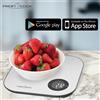 Proficook Bilancia da Cucina Bluetooth Compatibile con iOS o Android Controllo di Calorie