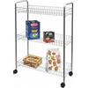 Fornitore Carrello Portaverdure da Cucina Slim Big Store 4 Piani Silver con Ruote Artex