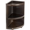 ELIPLAST Mensola Angolare da parete bagno doccia 3 piani colore wenge eliplast