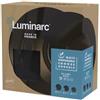PINTO srl Servizio di Piatti da Tavola Arcopal Plumi Black 18 Pezzi Luminarc