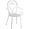 Vacchetti SEDIA DA GIARDINO ESTERNO POLTRONA VERANDA Bianco Bianco New Old