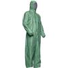 DuPont Tyvek 500 Xpert - Indumenti di protezione chimica con cappuccio, categoria II, tipo 5-B e 6-B, robusto e leggero, verde, taglia L