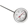 TFA Dostmann Termometro professionale da forno, 14.1035.60, in acciaio inox, con sensore di temperatura lungo (30 cm), come ricambio per pizza, a legna, in pietra, barbecue