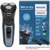 Philips Shaver 3500 S3212/82 tagliaerba veloce 5D perno e testa flettente