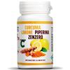 Does not apply Curcuma Piperina plus Zenzero Limone Vitamina C Vegana-Compressa, 130 Cpr Natura