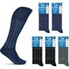 Pompea Pack 6 Paia Calze Uomo POMPEA Cotone Leggero Lungo 5 Modelli