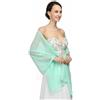 Sciarpa donna stola elegante foulard scialle cerimonia da nero verde rosa blu