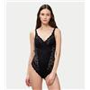 TRIUMPH BODY CON FERRETTO PIZZO AMOURETTE BSW coppe B C D E nero