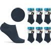 Pompea Pack 6 Paia Fantasmini Uomo POMPEA Caldo Cotone Interno Spugna