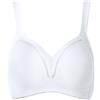 TRIUMPH DONNA REGGISENO IN COTONE 70% - COTTON SHAPER N coppa B C D E - BIANCO