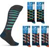 Pompea Pack 6 Paia Calze Uomo POMPEA Caldo Cotone Lungo 7 Modelli