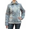 Custo Barcelona Donna Gres Grigio Diamante Puffer Giacca 392352 Nwt