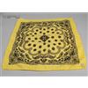 LEVI'S Levis Bandana Foulard Levi's Giallo Molto Raro Biker Western Original Vintage 90