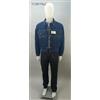 CLARK Giacca Denim Imbottita CLARK Blu Jeans Regular Basic Fit Original Vintage 90's