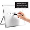 Dry Magnetic Wipe Lavagna Memo Bordo Bianco Promemoria Mini Cavalletto per