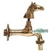 Rubinetto in ottone con pomello Cavallo Morelli fontana ghisa animale