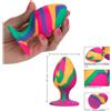 California Exotic Novelties Plug anale grande in silicone dildo liscio dilatatore big butt con ventosa maxi