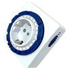 Silver Electronics 49402 - Timer analogico 24 ore compatto