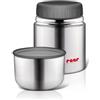 Reer 90430 - scaldavivande in acciaio inox per alimenti con tazza, 350ml