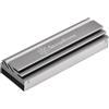 SILVERSTONE TP04, M.2-SSD-KIT DE REFRIGERACIÃ"N, ALEACIÃ"N DE ALUMINIO, GRIS TITANIO, SST-TP04T