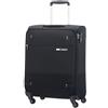 Samsonite Base Boost - Valigia morbida da 66 cm di medie dimensioni, trolley con 4 ruote, lucchetto TSA, leggera ed espandibile, 67,5 L, Blu (Navy Blue)