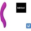 MIFASO Dildo Stimolatore G-Spot MIFASO Viola Ricaricabile USB 10 modalità Vibratore