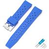 Cinturino orologio silicone per Swatch X Blancpain Fifty Fathoms Five Ocean 22mm