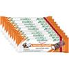 Equilibra Alimenti Proteici, Protein Pleasure Cocco & Dark Choco, Barretta Proteica Ricoperta di Cioccolato, Low Sugar, High Protein, Senza Glutine, Senza Olio di Palma, 10 Barrette da 30 g