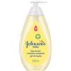 Johnson's Baby Bagno dalla Testa ai Piedi, Bagnoschiuma bambini per pelle e capelli detersi, Shampoo bambini con formula Non Più Lacrime, Bagnoschiuma neonato senza sapone, alcol e coloranti, 500 ml