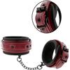Fetish Submissive Manette per caviglie bondage in pelle vegan cavigliere sexy costrittivo sadomaso