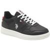 Us Polo Sneakers Us Polo per donna colore nero rifiniture e interno rossi suola in go...
