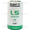 SAFT Batteria al litio LS 33600 Li-SOCl2 3,6V Torcia D Pila Batterie batteria