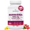Bandini® Berberina 180 capsule vegane | 1000 mg | Con Cromo e Pepe Nero