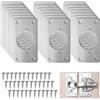 WeHome Kit 20 PZ piastra di riparazione 9x5cm cerniere di armadio pensili cucina bagno