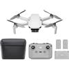 DJI Mini 4K Fly More Combo, drone per adulti, fotocamera 4K HD, meno di 249 g, stabilizzatore 3 assi, trasmissione video 10 km, return automatico, 3 batterie per tempo di volo max 93', C0, QuickShots