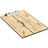 Nisbets GM300 luce effetto legno clip Board, A4