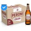 PERONI Birra Cruda Lager Non Pastorizzata Cassa da 24 Birre in Vetro 33Cl