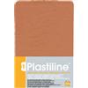 PLASTILINE Plastilina 7340T - Panetto di Plastilina- Pasta modellabile, alta precisione - Modellare, scolpire, plasmare - durezza 1 (molto morbida) - 750g - Colore ocra rosso. Prodotto in Francia